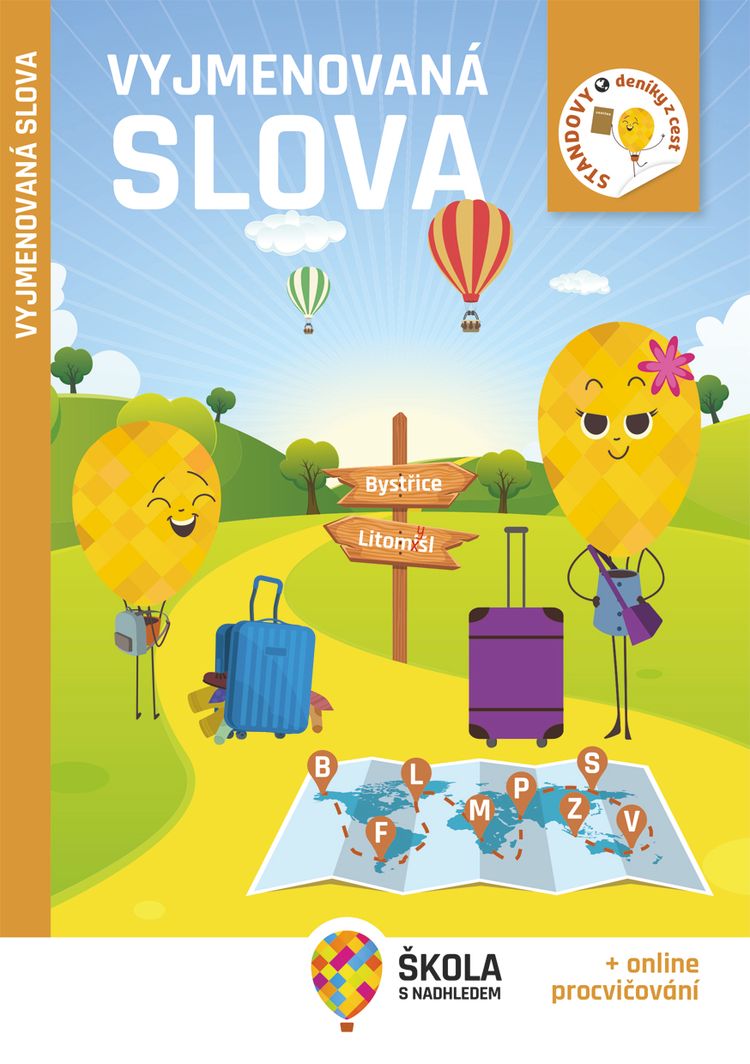 Standovy deníky z cest – Vyjmenovaná slova + online procvičování Škola s nadhledem