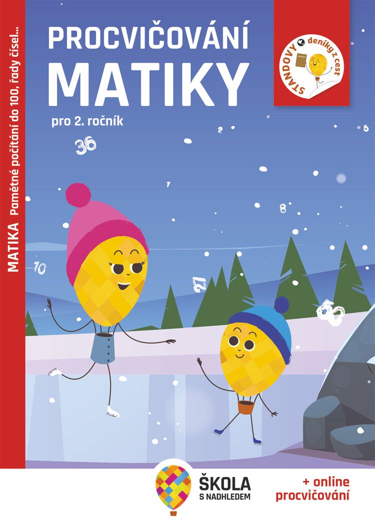Standovy deníky z cest – Procvičování matiky pro 2. ročník – Pamětné počítání do sta, řady čísel + Škola s nadhledem
