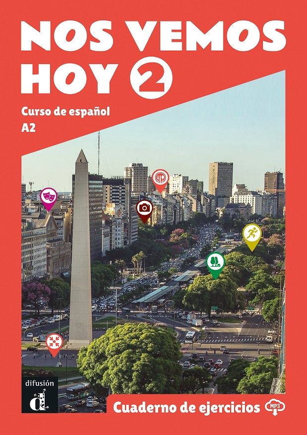 !Nos vemos! hoy 2 (A2) – Cuaderno de ejercicios + MP3 descargable (monolingvní vydání)