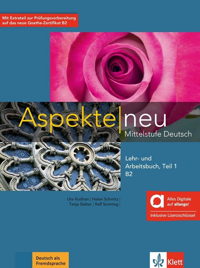 Aspekte neu B2.1 – Hybride Ausgabe – Lehr./Arbeitsbuch Teil 1 + MP3 allango.net + Lizenz (24 Monate)