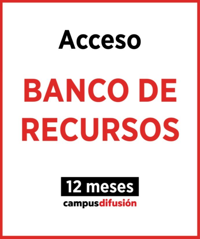 Banco de recursos Campus Difusion – Profesor (12 meses)