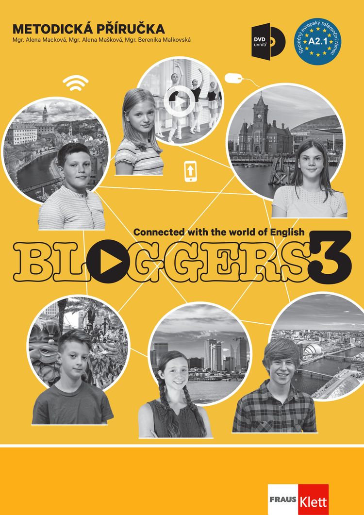 Bloggers 3 (A2.1) – metodická příručka [tištěná] + MP3/Videa ke stažení + učitelská licence (14 měsíců)