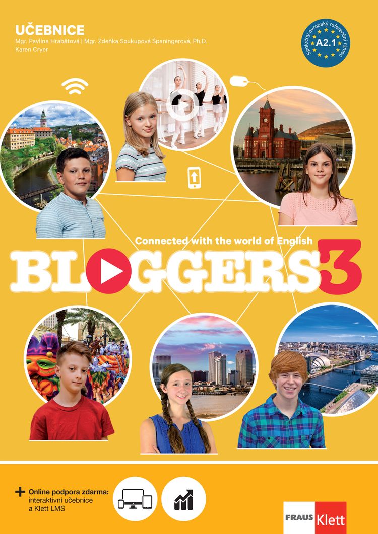 Bloggers 3 (A2.1) – učebnice + MP3 ke stažení