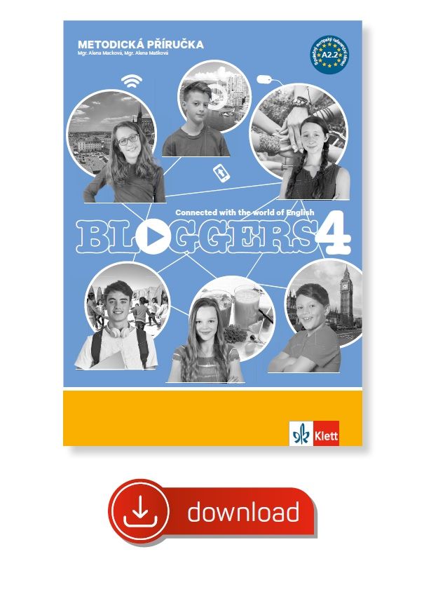 Bloggers 4 (A2.2) – metodická příručka [elektronická + MP3/Videa ke stažení] + učitelská licence (14 měsíců)