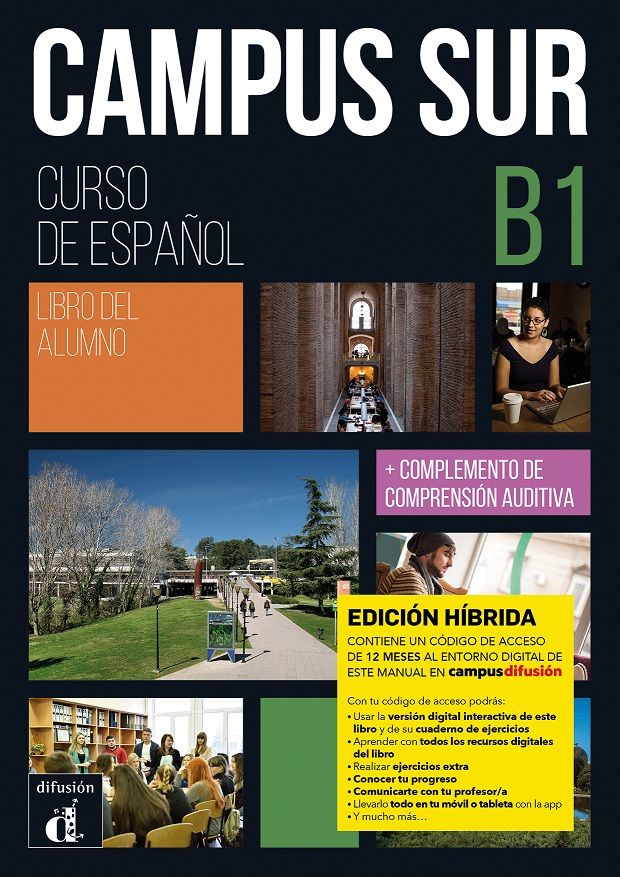 Campus Sur B1 – Edición híbrida Libro del alumno + Campus (12 meses)