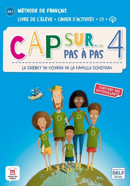 Cap Sur 4 pas a pas (A2.1) – Livre de l'éleve / Cahier d'exercices + MP3 téléchargeables