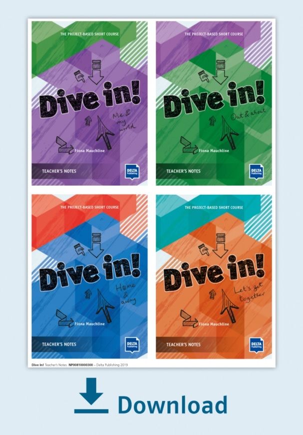 DIG – Dive in! – digitální licence - All 4 modules – Teacher's notes