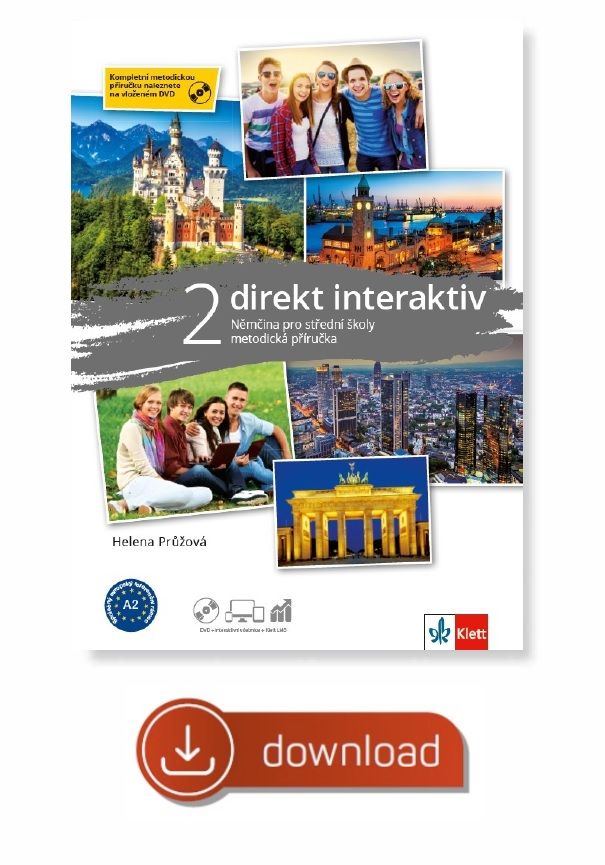 Direkt interaktiv 2 (A2) – metodická příručka [elektronická + MP3/Videa ke stažení] + učitelská licence (24 měsíců)
