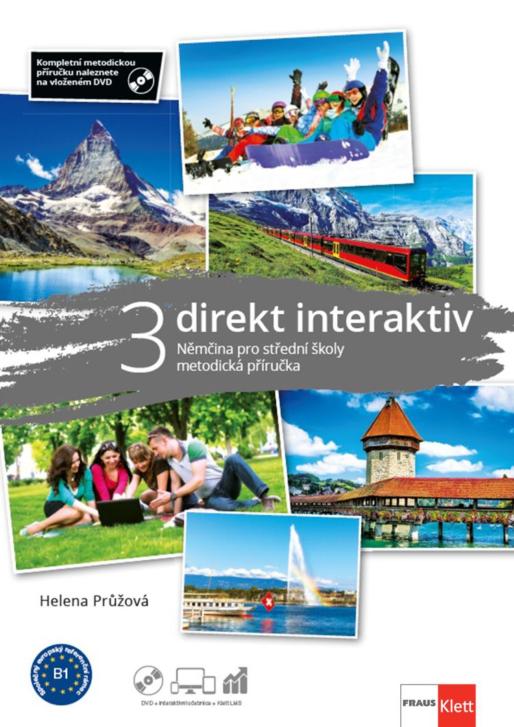 Direkt interaktiv 3 (B1) – metodická příručka + DVD + učitelská licence (neomezená)