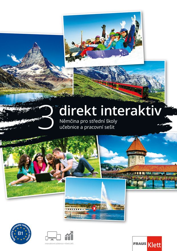 Direkt interaktiv 3 (B1) – učebnice s prac. sešitem + MP3/Videa ke stažení + žák. licence (24 měsíců)