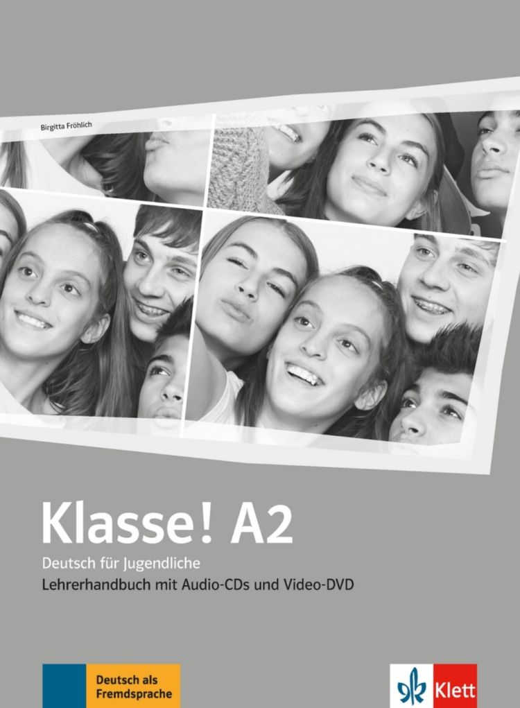 Klasse! 2 (A2) – Lehrerhandbuch + 4Audio CD + DVD-Video
