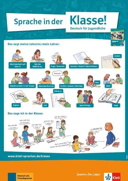 Klasse!-Plakat-Sprache i.d.Klasse