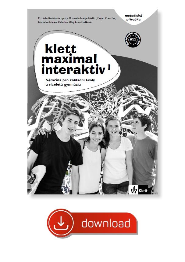 Klett Maximal interaktiv 1 (A1.1) – metodická příručka [elektronická + MP3 ke stažení] + učitelská licence (24 měsíců)