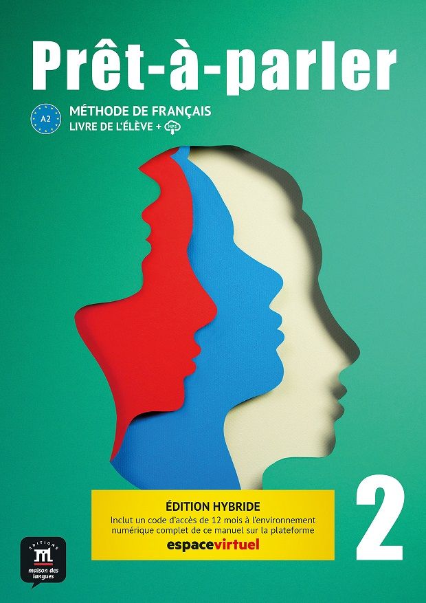 Pret-a-parler 2 (A2) – Édition hybride Livre de l´éleve + Espacevirtuel (12 mois)