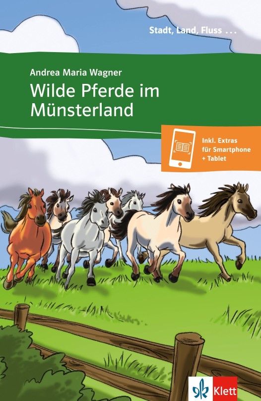Wilde Pferde im Münsterland (A2-B1) – Buch + MP3 allango.net