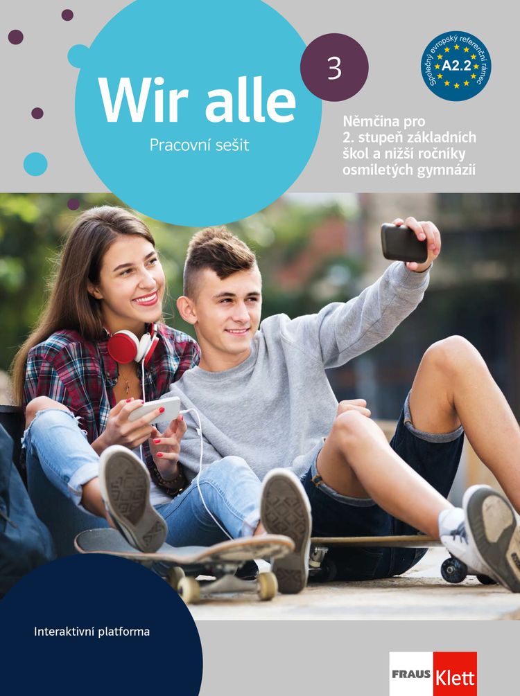 Wir alle 3 (A2.2) – barevný pracovní sešit + gramatický přehled + žákovská licence (24 měsíců)