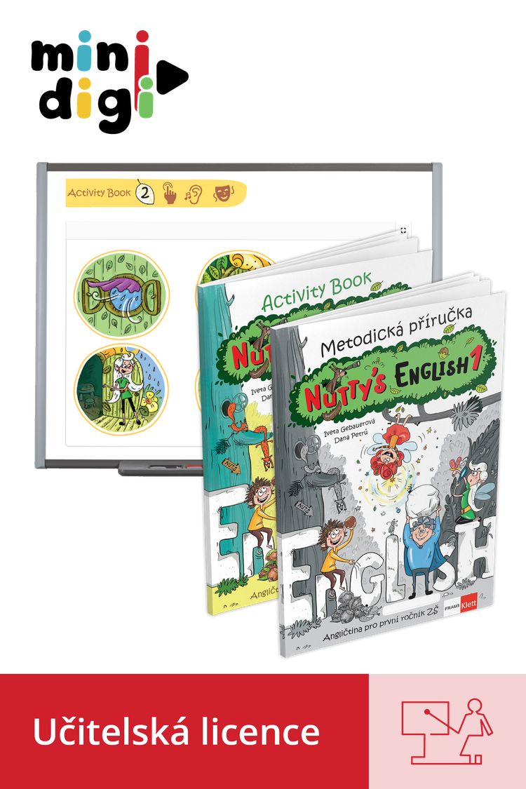 Nutty´s English 1 – učitelská licence (platnost 14 měsíců)