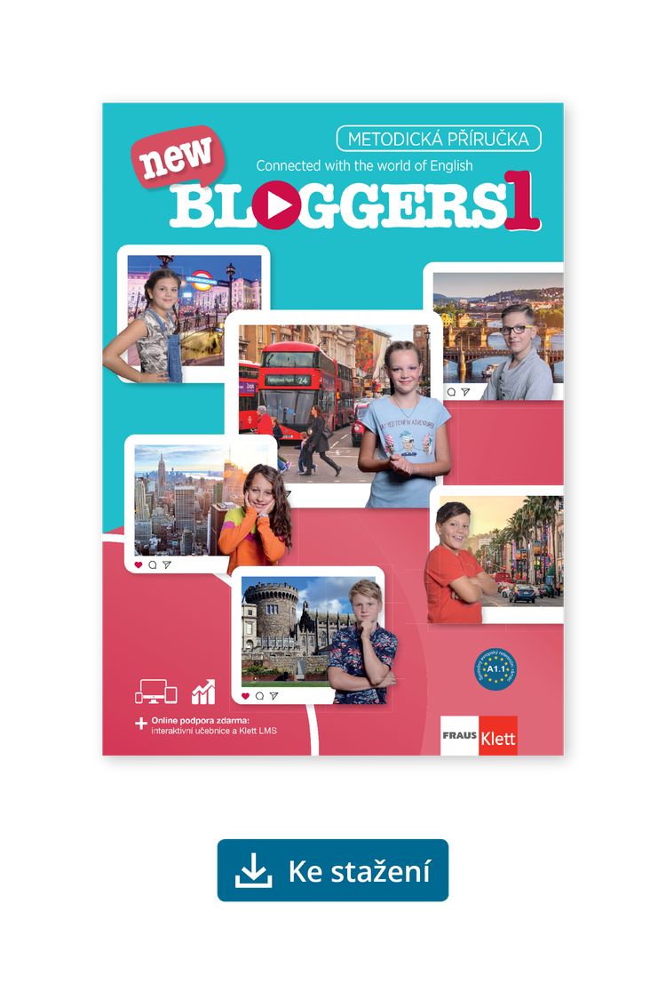 Bloggers new 1 (A1.1) – metodická příručka [elektronická + MP3/Videa ke stažení] + učitelská licence (14 měsíců)