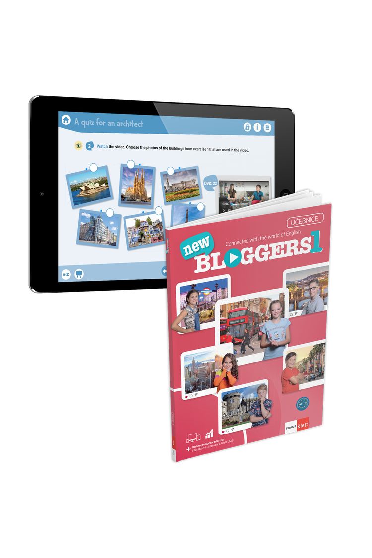 Bloggers new 1 (A1.1) – žákovská licence – učebnice a prac. sešit (platnost 14 měsíců)