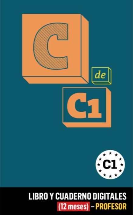C de C1 – Libro/Cuaderno digitales – Profesor (12 meses)