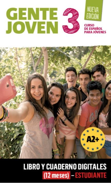 Gente Joven 3 Nueva Ed. (A2+) – Libro/Cuaderno digitales – Estudiante (12 meses)