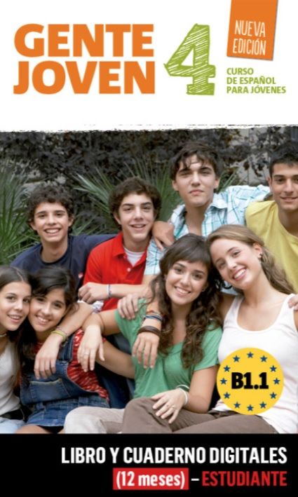Gente Joven 4 Nueva Ed. (B1.1) – Libro/Cuaderno digitales – Estudiante (12 meses)