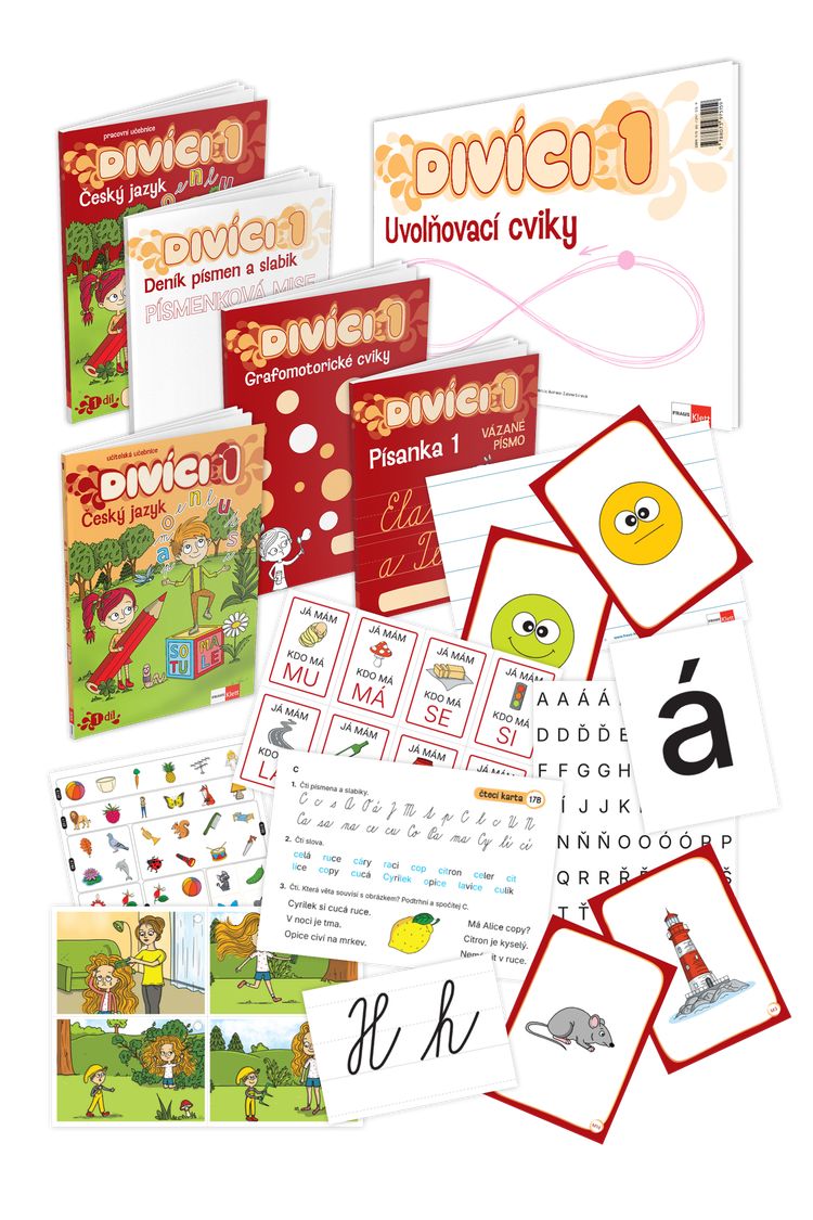 Divíci 1 – rozšířený učitelský balíček – Český jazyk A/S
