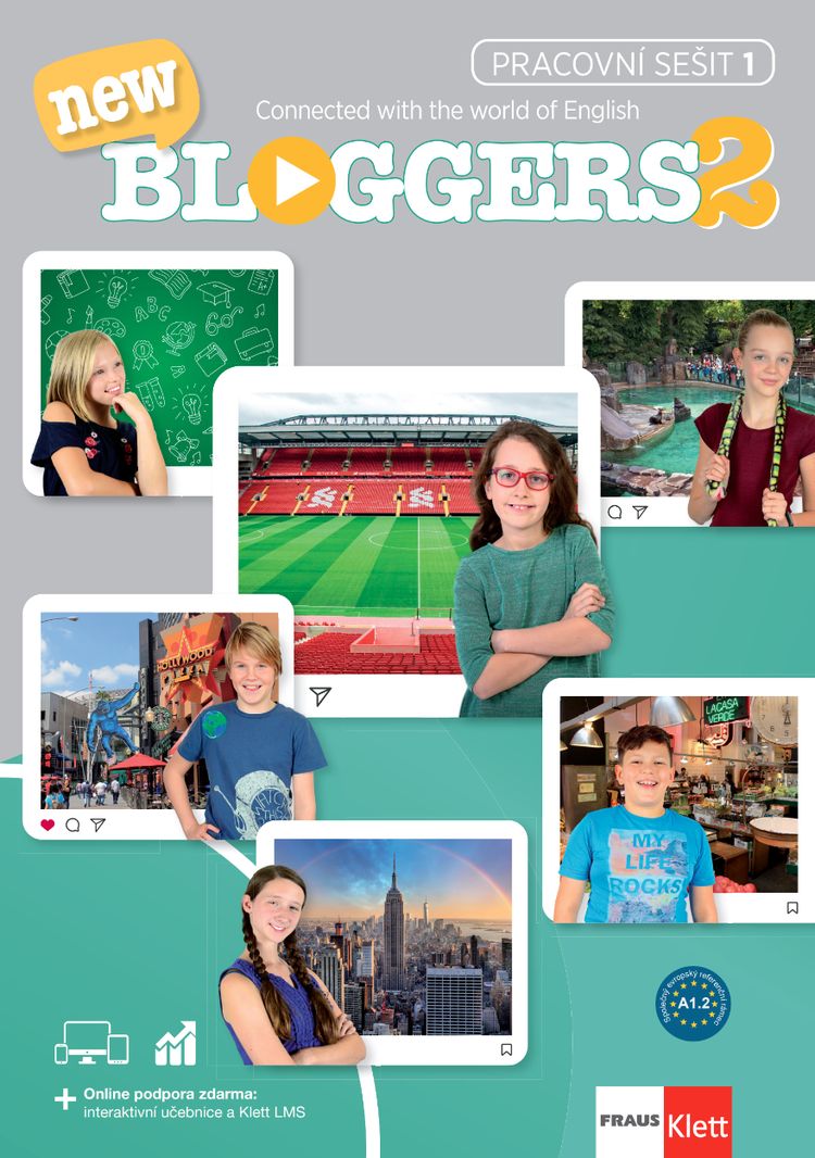 Bloggers new 2 (A1.2) – 2dílný pracovní sešit + žákovská licence (14 měsíců)