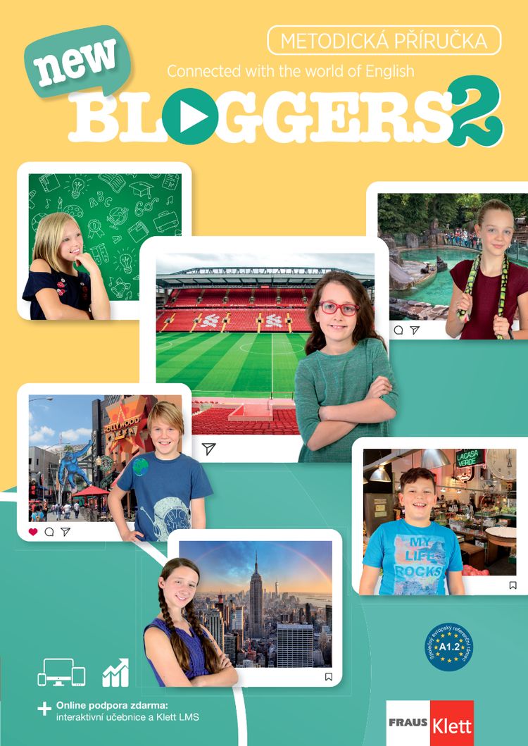 Bloggers new 2 (A1.2) – metodická příručka [tištěná] + MP3/Videa ke stažení + učitelská licence (14 měsíců)