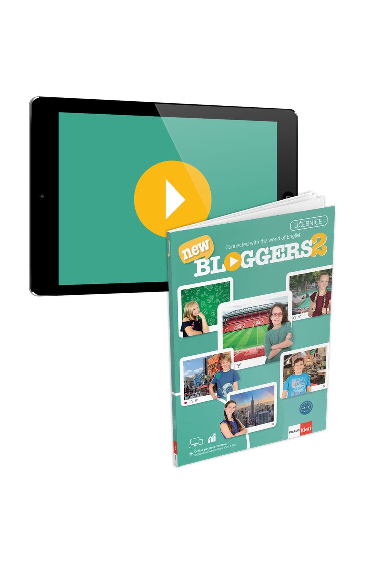 Bloggers new 2 (A1.2) – žákovská licence – učebnice a prac. sešit (platnost 14 měsíců)