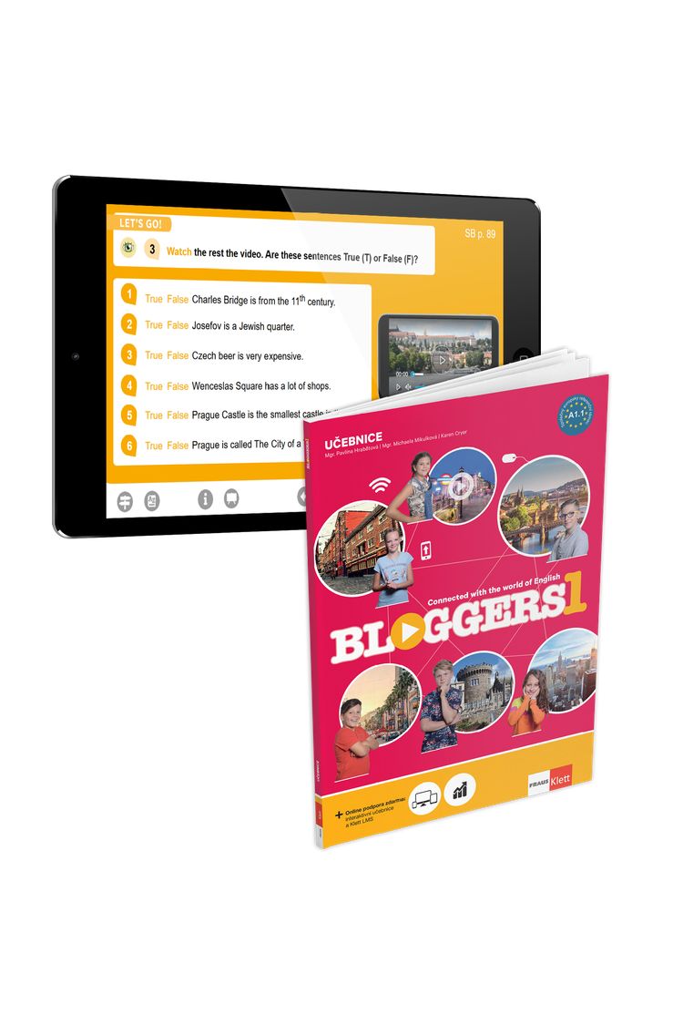 Bloggers 1 (A1.1) – žákovská licence – učebnice a prac. sešit (platnost 14 měsíců)