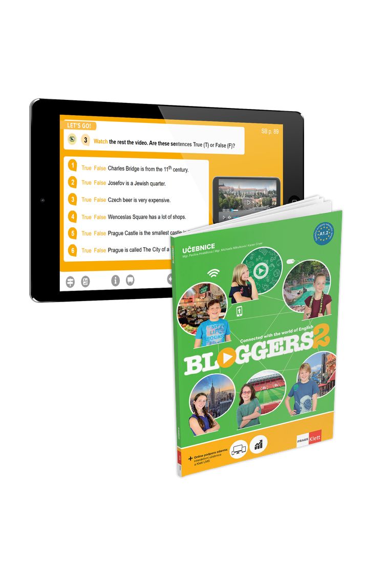 Bloggers 2 (A1.2) – žákovská licence – učebnice a prac. sešit (platnost 14 měsíců)