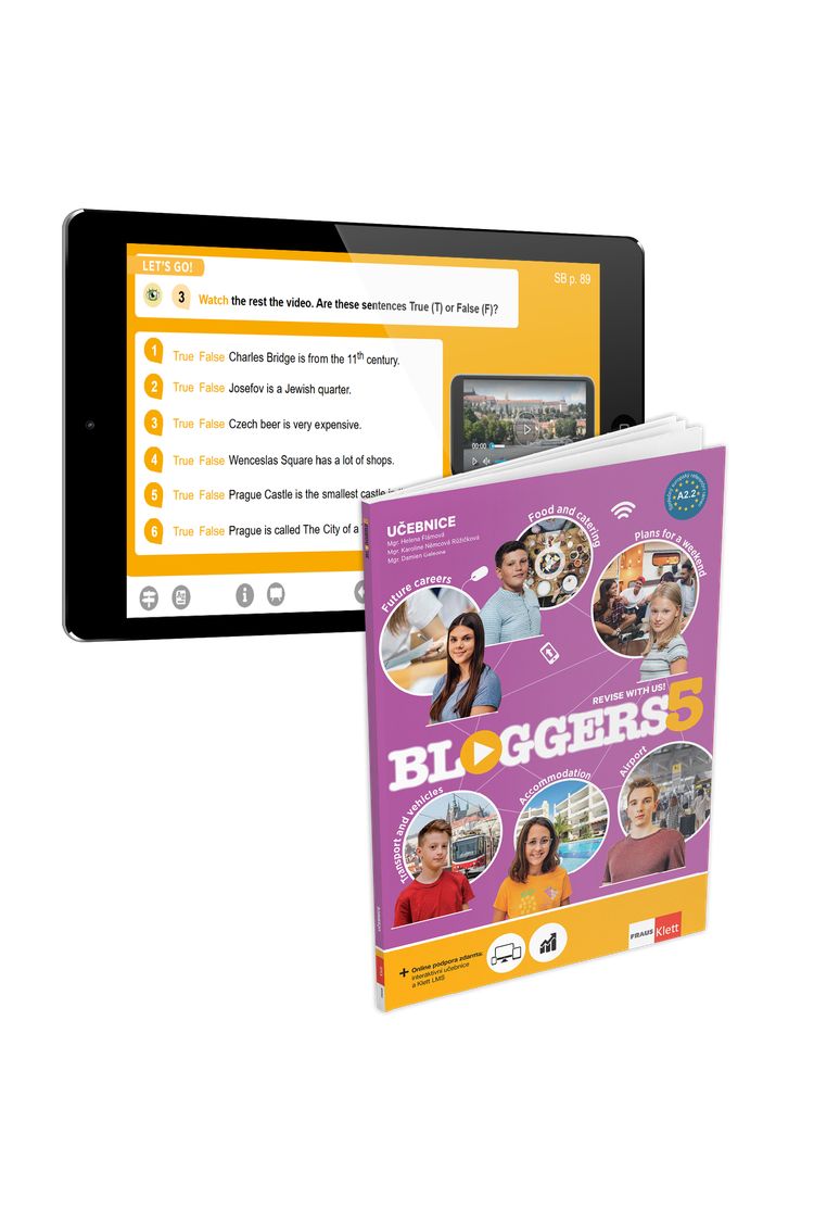 Bloggers 5 (A2+) – žákovská licence – učebnice a prac. sešit (platnost 14 měsíců)