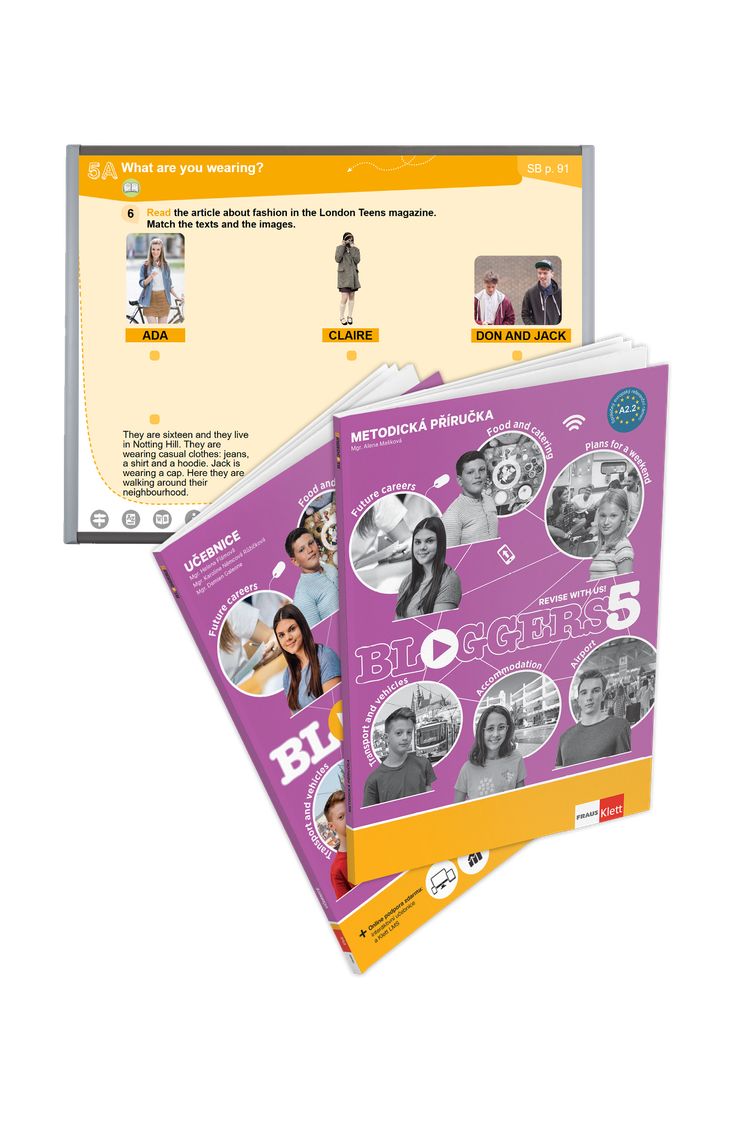 Bloggers 5 (A2+) – učitelská licence – učebnice a prac. sešit (platnost 14 měsíců)