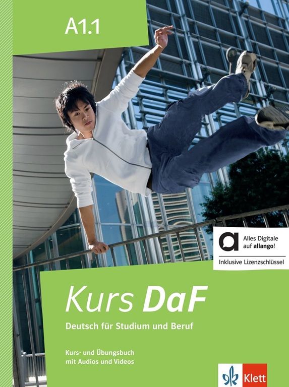 Kurs DaF 1 (A1.1) – Hybride Ausgabe – Kurs./Übungsbuch + MP3/Video allango.net + Lizenz (24 Monate)