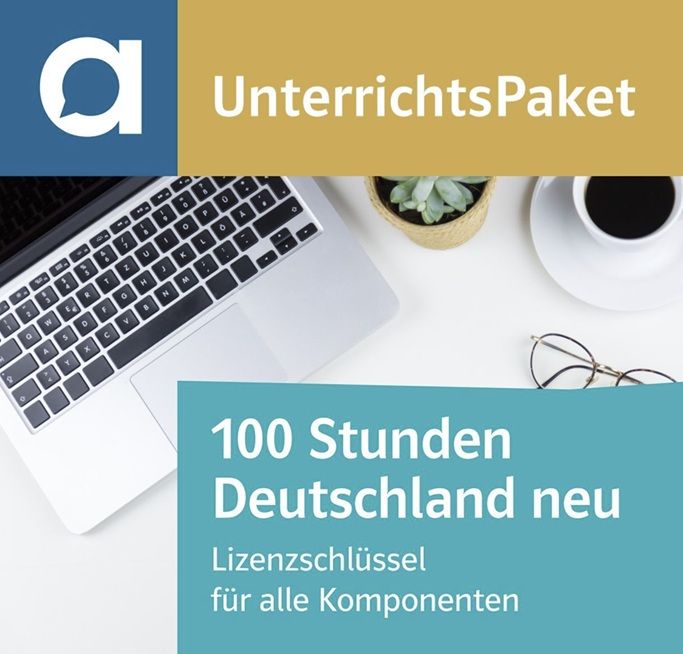 100 Stunden Deutschland neu (A2-B1) – UnterrichtsPaket allango – Alle digitalen Komponenten