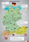 Team Deutsch neu 1 (A1) – plakát mapa DACH